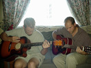 The two big bro's jammin! :) I love this shot. This is definitely a family moment always enjoyed. 